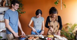 Beginner using a Ukrainian cooking guide