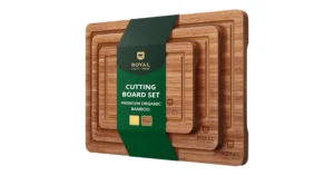 ROYAL CRAFT WOOD Wooden Cutting Boards for Kitchen Meal Prep & Serving